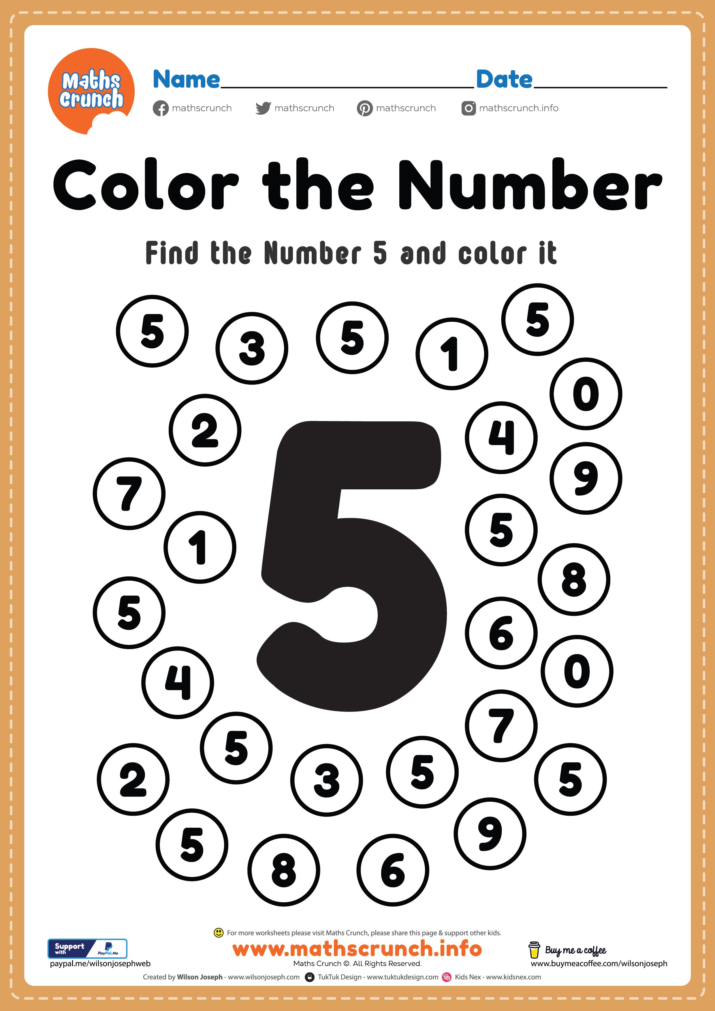 preschool math counting worksheet free printable pdf